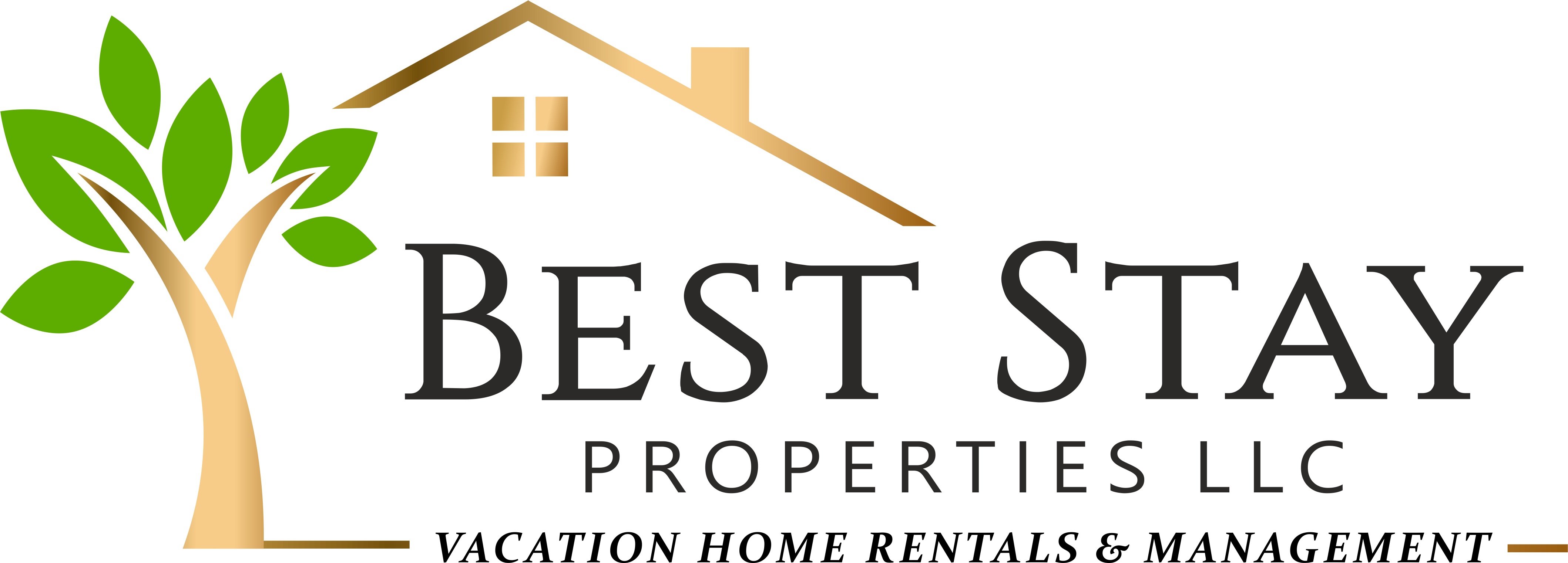 Alternative Logo Transparent Background - Best Stay Properties LLC